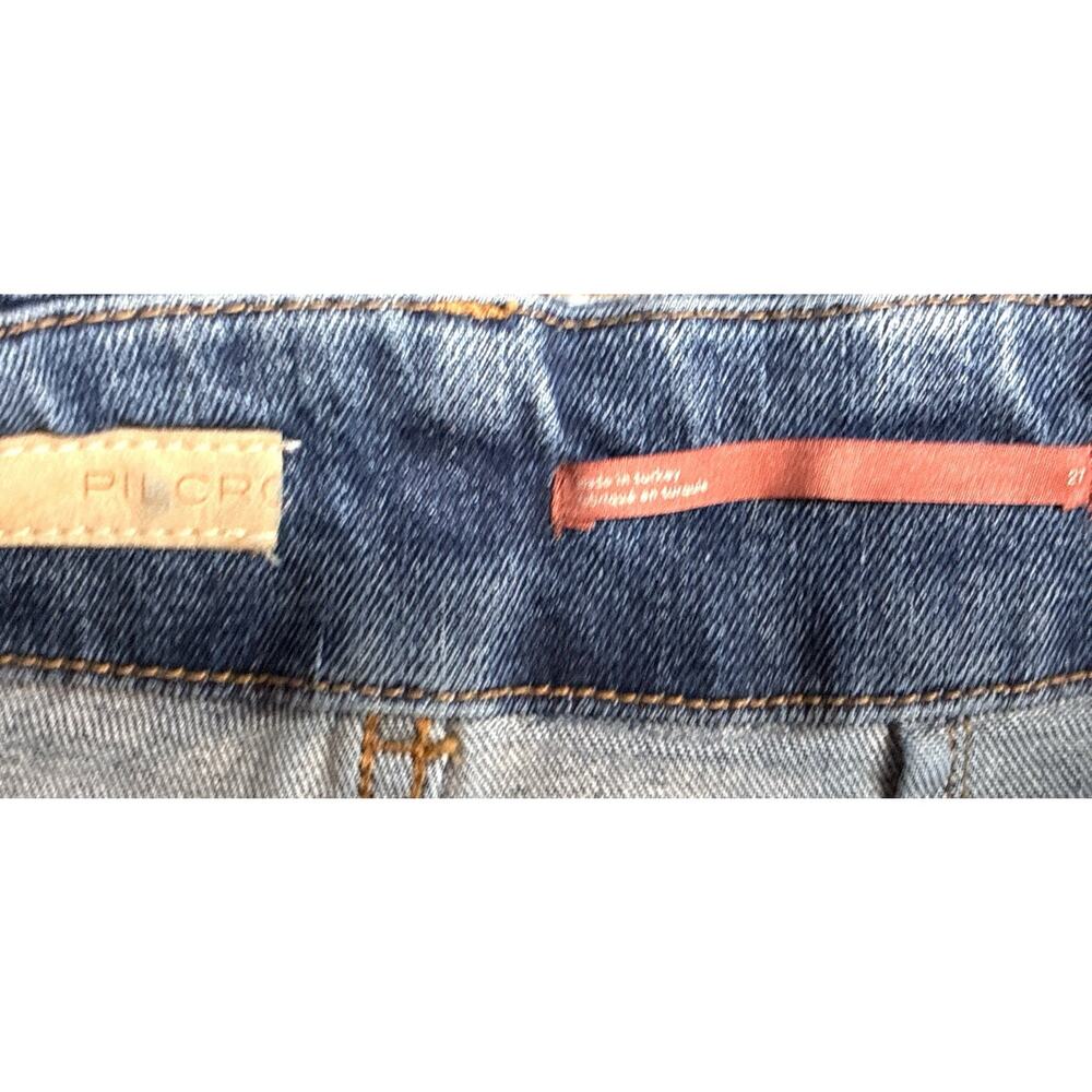 Anthropologie Straight-Leg Jeans in Medium Blue Wash - Picture 5 of 9